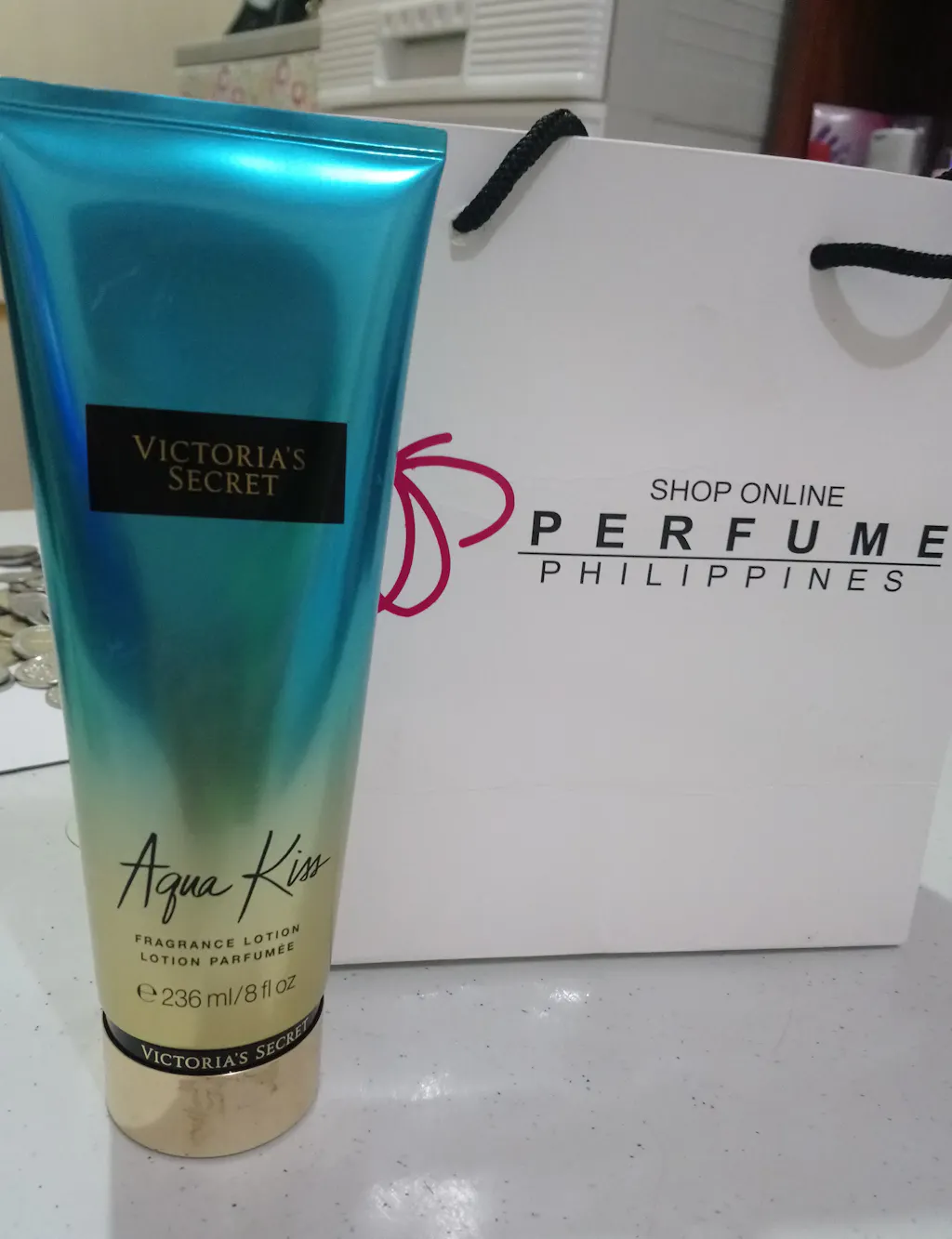 Victoria's Secret Aqua Kiss Fragrance Body Lotion 236ml Branded and